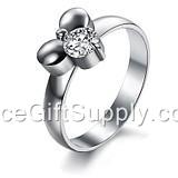 Fashion Natural Titanium Steel Jewelry Rings