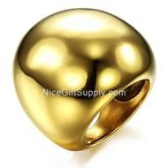 Fashion Natural Titanium Steel Jewelry Rings