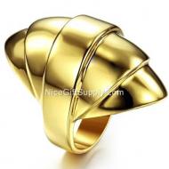 Fashion Natural Titanium Steel Jewelry Rings