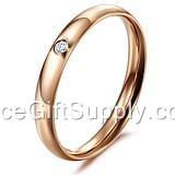 Fashion Natural Titanium Steel Jewelry Rings