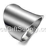 Fashion Natural Titanium Steel Jewelry Rings