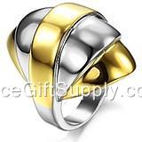 Fashion Natural Titanium Steel Jewelry Rings