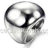 Fashion Natural Titanium Steel Jewelry Rings