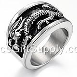 Fashion Natural Titanium Steel Jewelry Rings