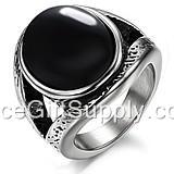 Fashion Natural Titanium Steel Jewelry Rings