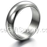 Fashion Natural Titanium Steel Jewelry Rings