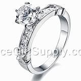 Fashion Natural Titanium Steel Jewelry Rings