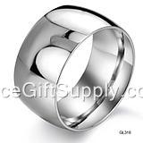 Fashion Natural Titanium Steel Jewelry Rings