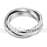 Fashion Natural Titanium Steel Jewelry Rings