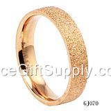 Fashion Natural Titanium Steel Jewelry Rings