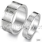 Couple Lover Custom Stainless Steel Ring