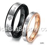 Couple Lover Custom Stainless Steel Ring