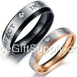 Couple Lover Custom Stainless Steel Ring