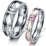 Couple Lover Custom Stainless Steel Ring