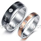 Couple Lover Custom Stainless Steel Ring