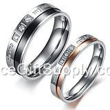 Couple Lover Custom Stainless Steel Ring