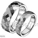 Hot Selling Wholesale Couple Lover  Tungsten Steel Ring Ceramic Ring