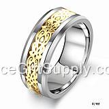 Hot Selling Wholesale Couple Lover Tungsten Steel Ring Ceramic Ring