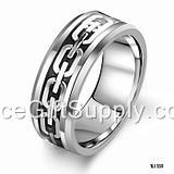 Hot Selling Wholesale Couple Lover Tungsten Steel Ring Ceramic Ring