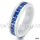 Hot Selling Wholesale Couple Lover Tungsten Steel Ring Ceramic Ring