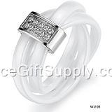 Hot Selling Wholesale  Couple Lover Tungsten Steel Ring Ceramic Ring