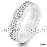 Hot Selling Wholesale Couple Lover Tungsten Steel Ring Ceramic Ring