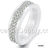 Hot Selling Wholesale Couple Lover Tungsten Steel Ring Ceramic Ring