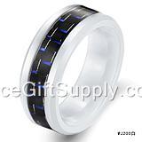 Hot Selling Wholesale Couple Lover Tungsten Steel Ring Ceramic Ring