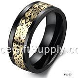 Hot Selling Wholesale Couple Lover Tungsten Steel Ring Ceramic Ring