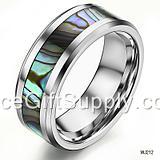 Hot Selling Wholesale Couple Lover Tungsten Steel Ring Ceramic Ring