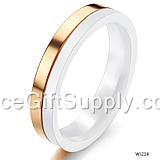 Hot Selling Wholesale Couple Lover Tungsten Steel Ring Ceramic Ring