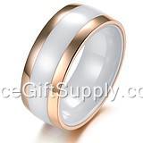 Couple Lover Custom Tungsten Steel Ring Ceramic Ring