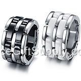 Couple Lover Custom Tungsten  Steel Ring Ceramic Ring