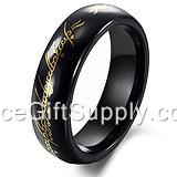 Couple Lover Custom Tungsten  Steel Ring Ceramic Ring