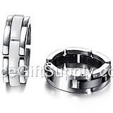 Couple Lover Custom Tungsten  Steel Ring Ceramic Ring