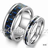 Couple Lover Custom Tungsten  Steel Ring Ceramic Ring