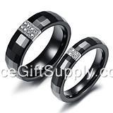 Couple Lover Custom Tungsten  Steel Ring Ceramic Ring