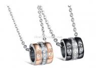 Valentine's Day gift ideas titanium steel couple necklace